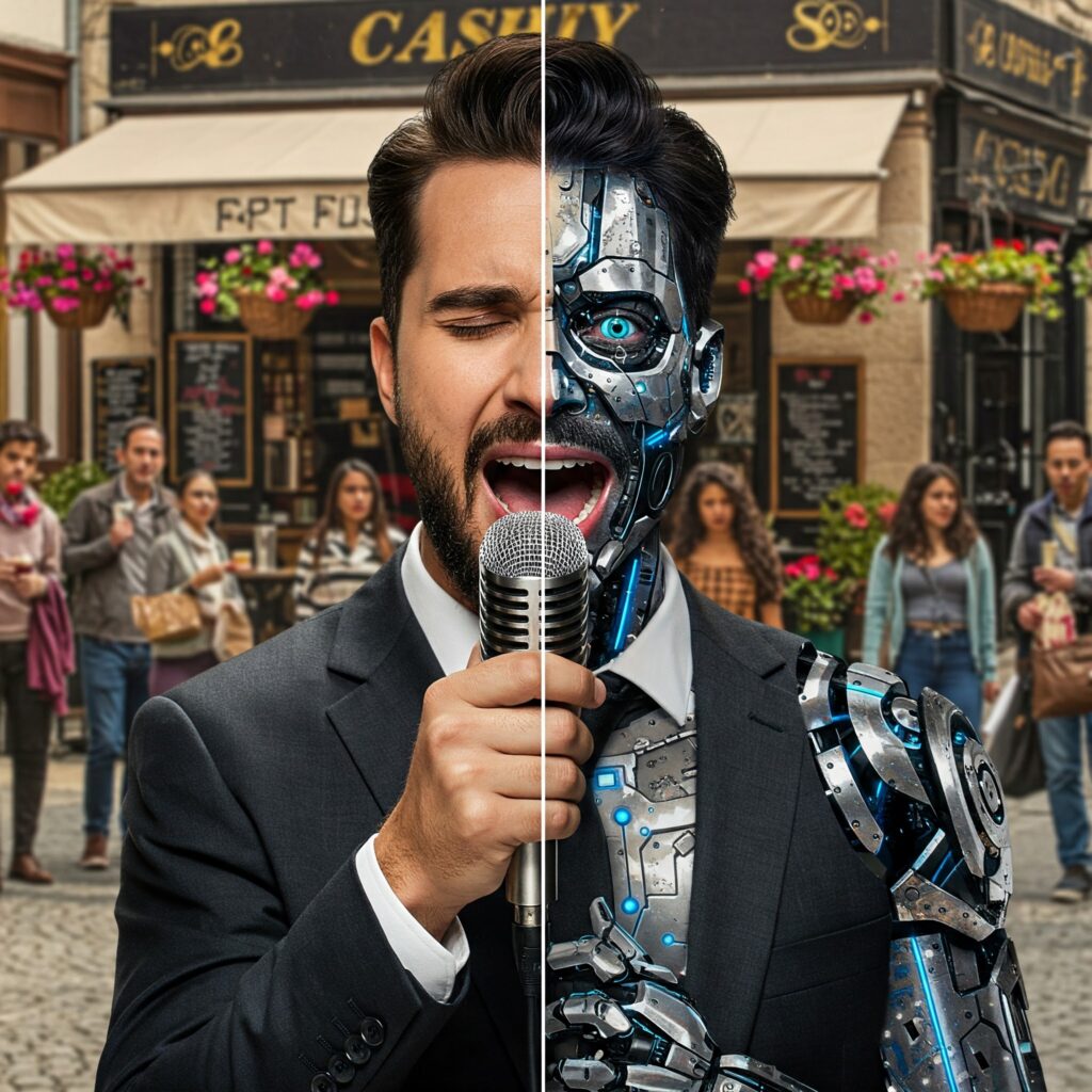 cyborg sinigng